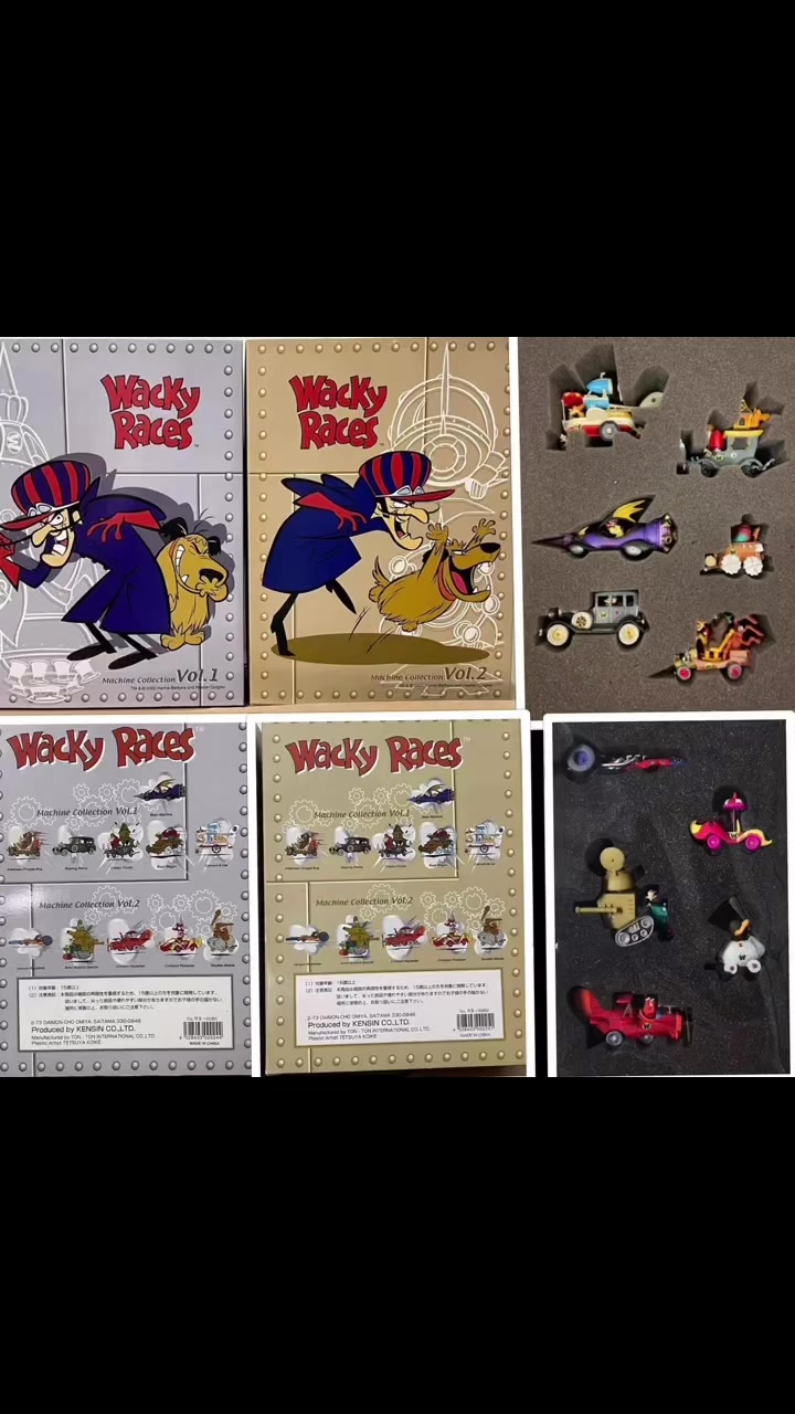 Wacky Races childhood favorite with rare Japanese toys