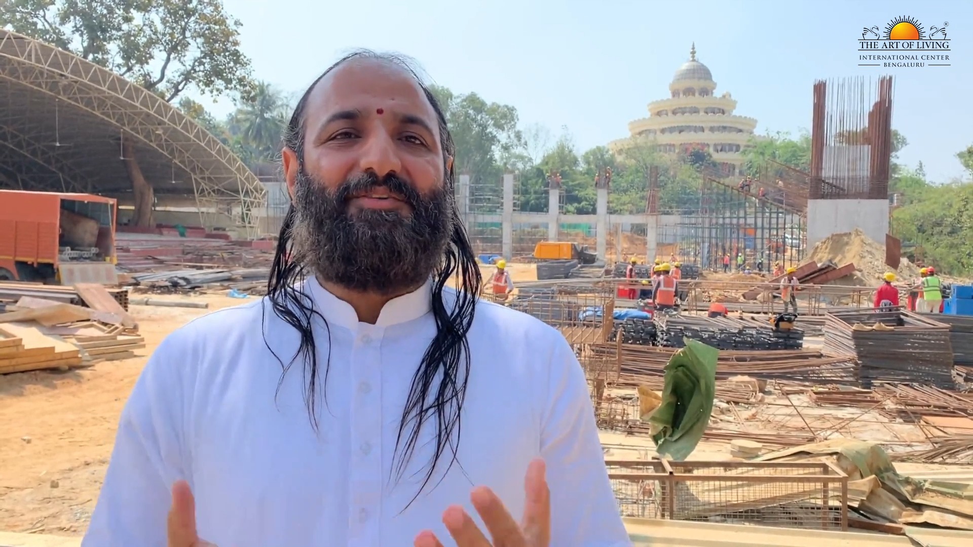 Our Dhyan Mandir is in the making at The Art of Living International ...