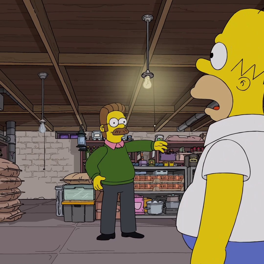When the Rapture arrives, Flanders will be ready. | The Simpsons | Facebook