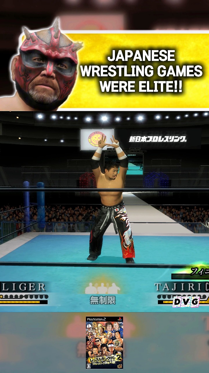JAPANESE WRESTLING GAMES WERE ELITE 🇯🇵 🔥 Wrestle Kingdom 2 was