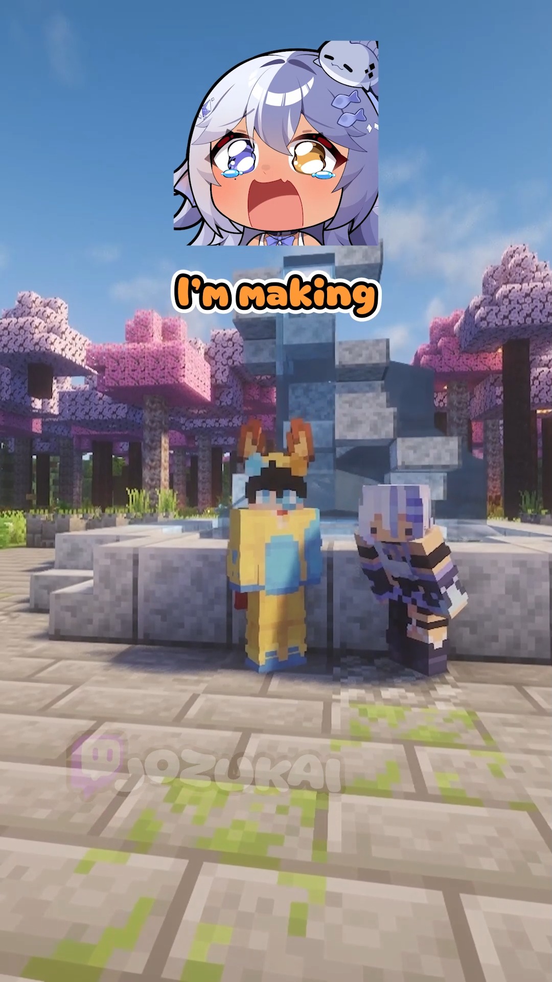 JOZU WINS AGAINST HER ON THE HARDEST DIFFICULTY! #minecraft