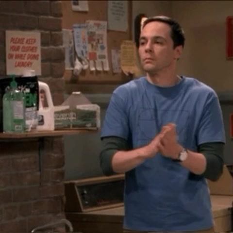 All of a sudden, everybody has become Sheldon. Oh dear, Purell, Purell ...