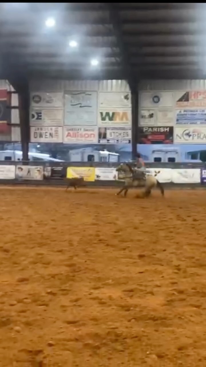 Clint Southworth winning 2nd in the tie down roping in the long go at ...