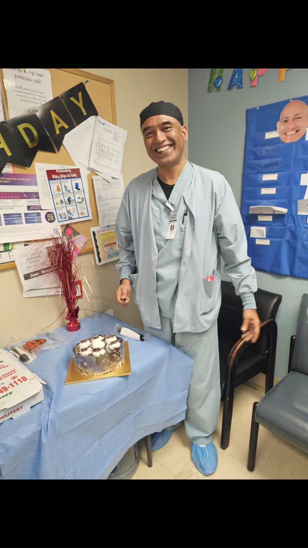 Birthday Celebrations at work...Special thanks to my boss Dr. Humayun ...