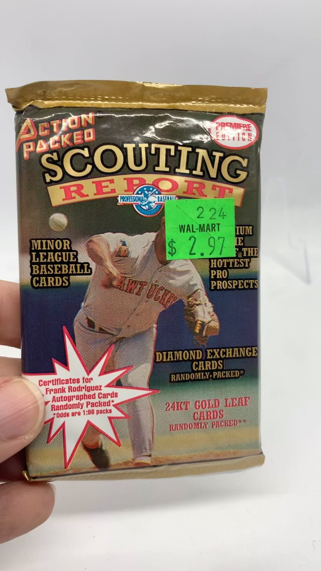 Opening this pack of 1994 Action Packed Scouting Report cards was ...