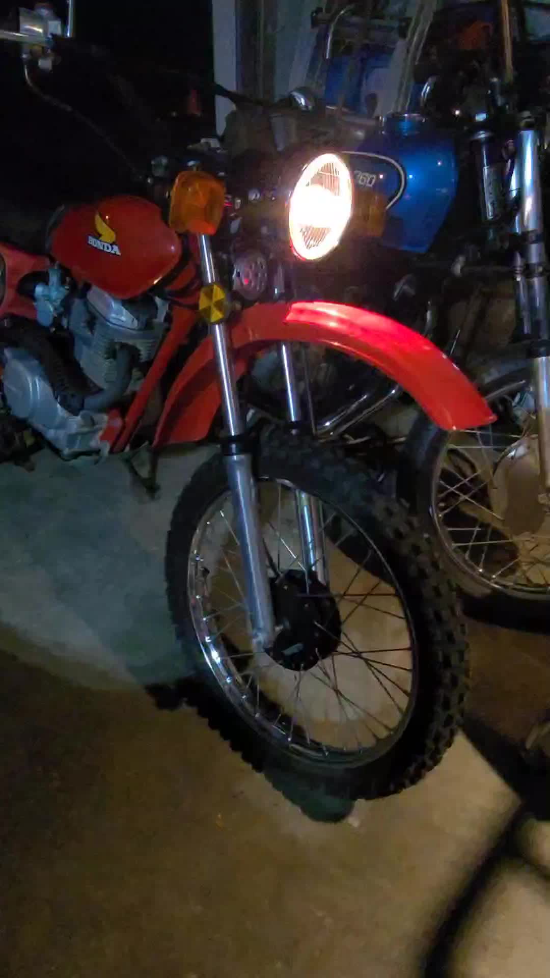 1974 Honda XL70 ready to head back home. | JT Vintage Restorations