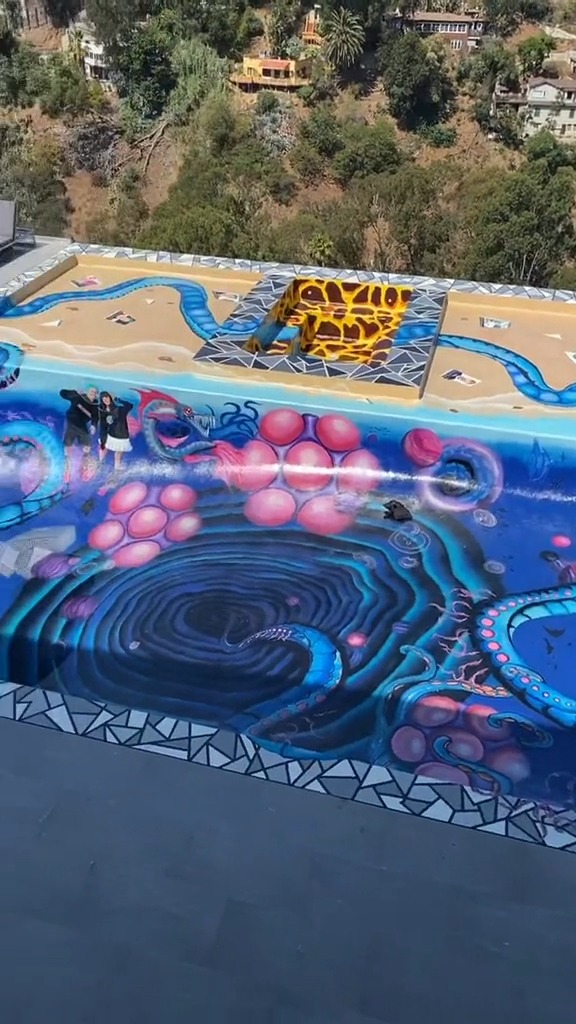 One Of A Kind Swimming Pool!🏊🏼😳 #fyp #viral #art #reelsfb | ZHC