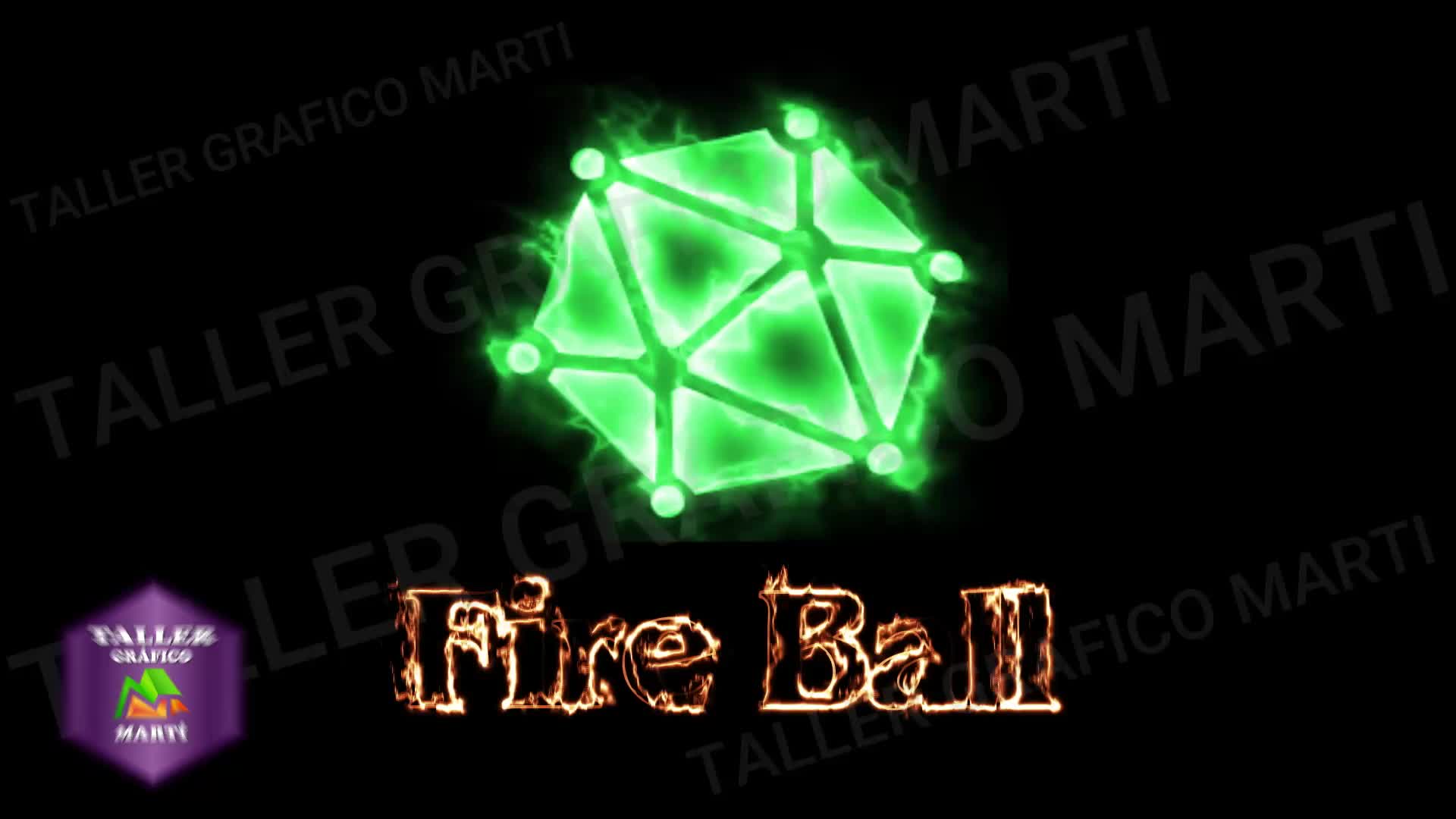NUEVO LOGO 3D, BOLA DE FUEGO ANIMADO TERMINADO😀 (NEW 3D FIREBALL ...