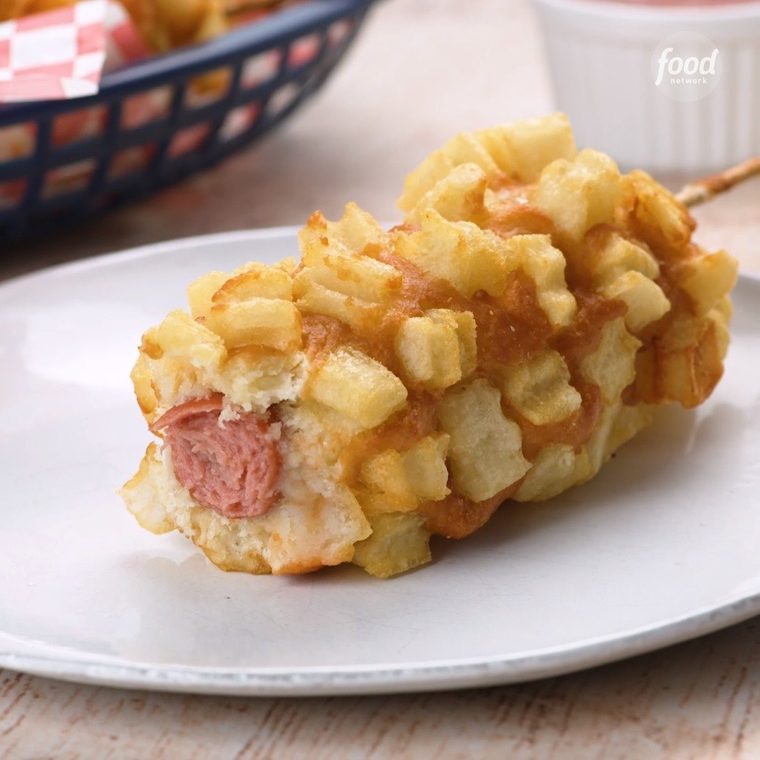 Food Network How to Make Gamja Hot Dogs