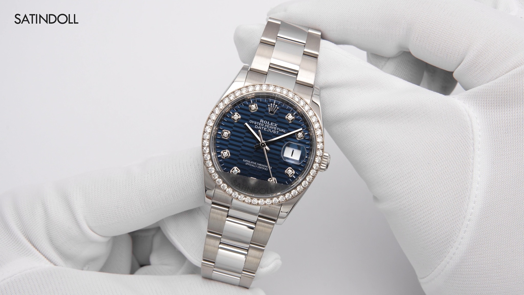 現品の動画掲載はじめました 】 ROLEX DATE JUST 36 Ref:126284RBR