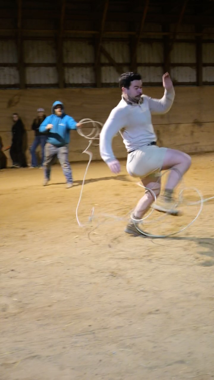It’s damn near impossible to make it to the other end of this. #cowboy ...