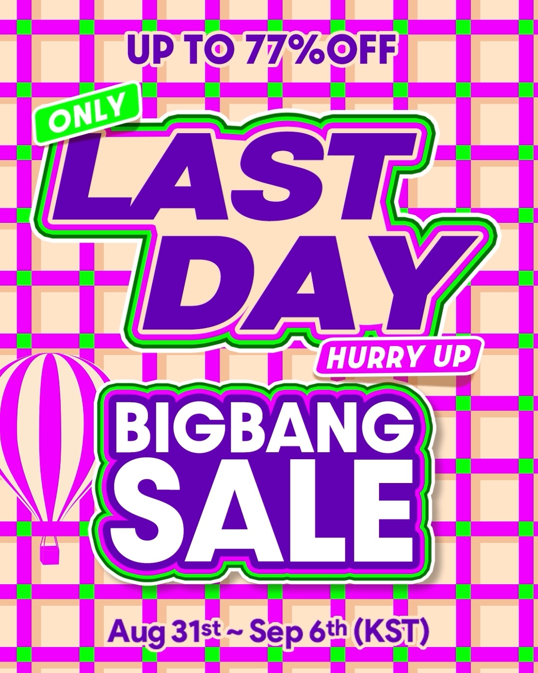 OLIVE YOUNG Global BIGBANG SALE | _ A massive Up to 77% BIGBANG 