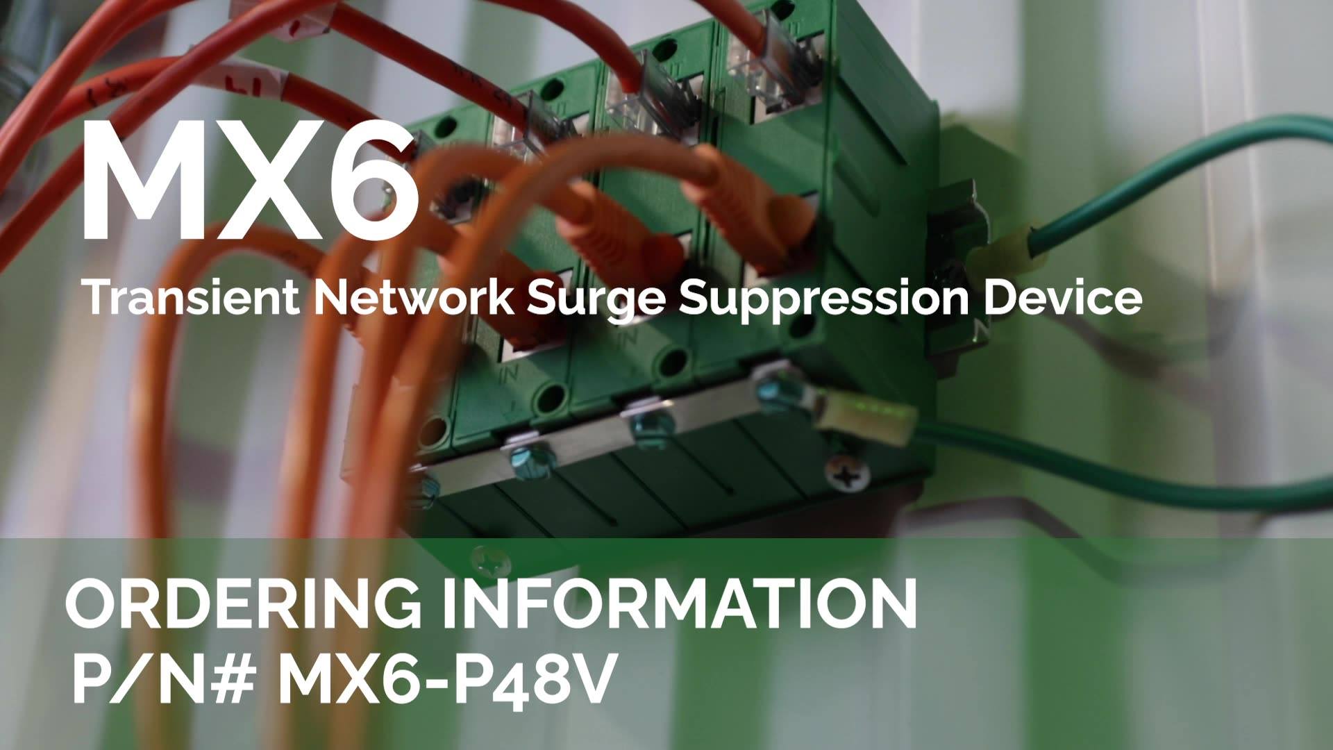 The MX6 Transient Network Surge Suppression Device; The perfect design ...