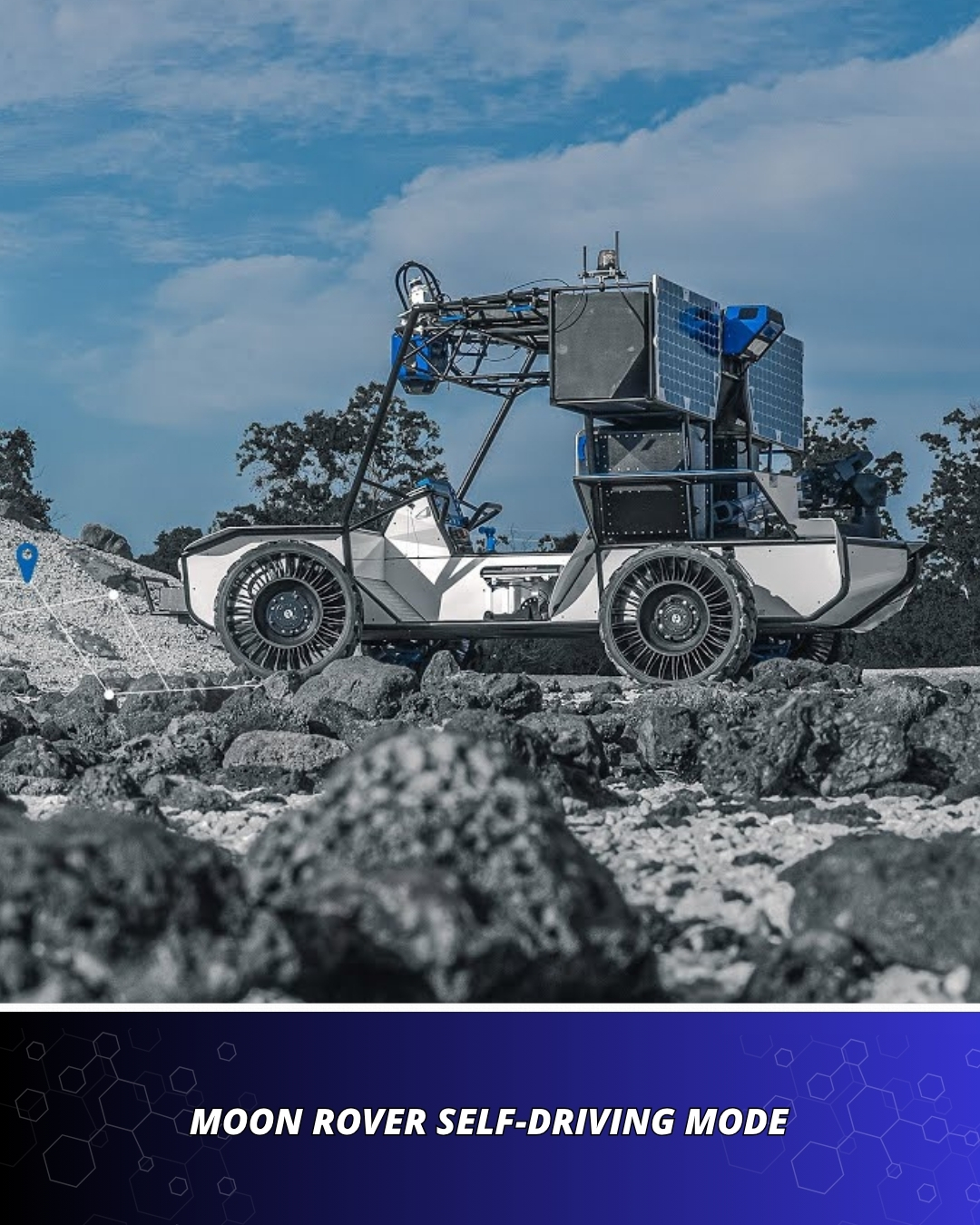 Next-gen lunar rover, navigates rugged terrain with no human input ...