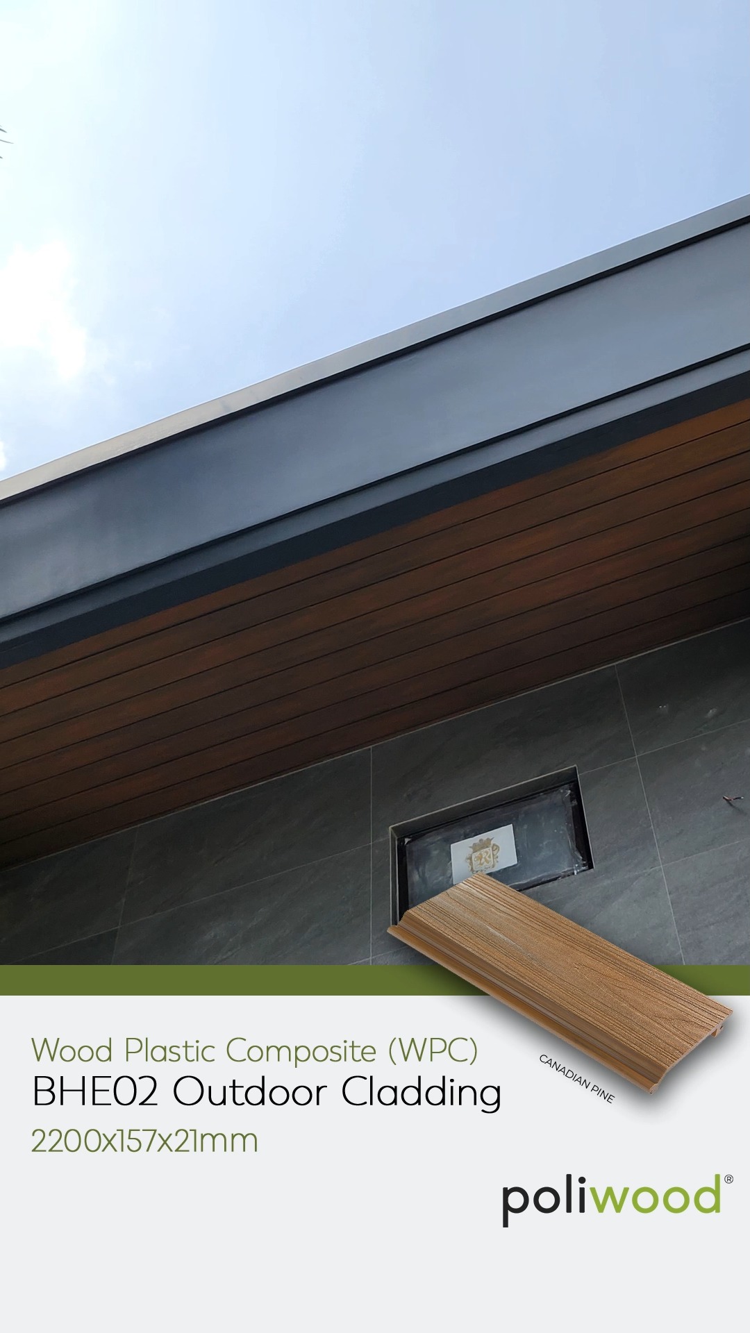 Make a Statement with our Sleek and Modern Poliwood cladding options ...
