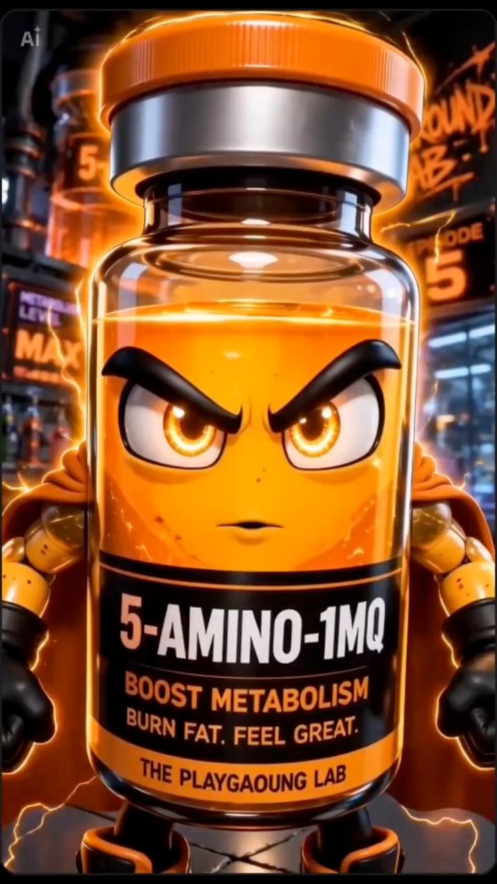 🧪⚡ 5-Amino-1MQ has entered The Playground Lab!, Meet the newest member of the lab in this fast-paced animated short! From explosive energy to high-speed action, this episode brings the 