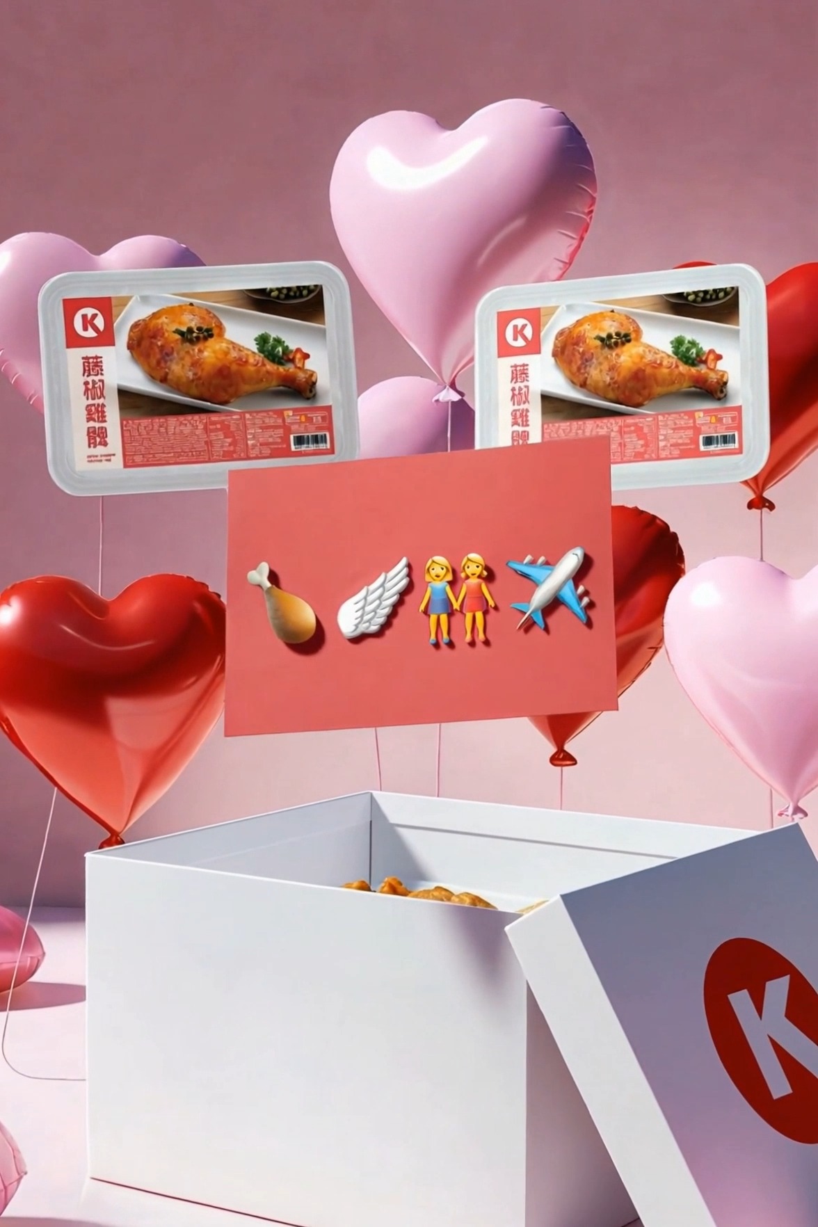 【情人節限定 💞！睇 Emoji 估四字成語贏獎品 🍗！ 】 情人節快樂！🌹 無論你有另一半定係同好朋友過，Circle K都想送份情人節驚喜 ...