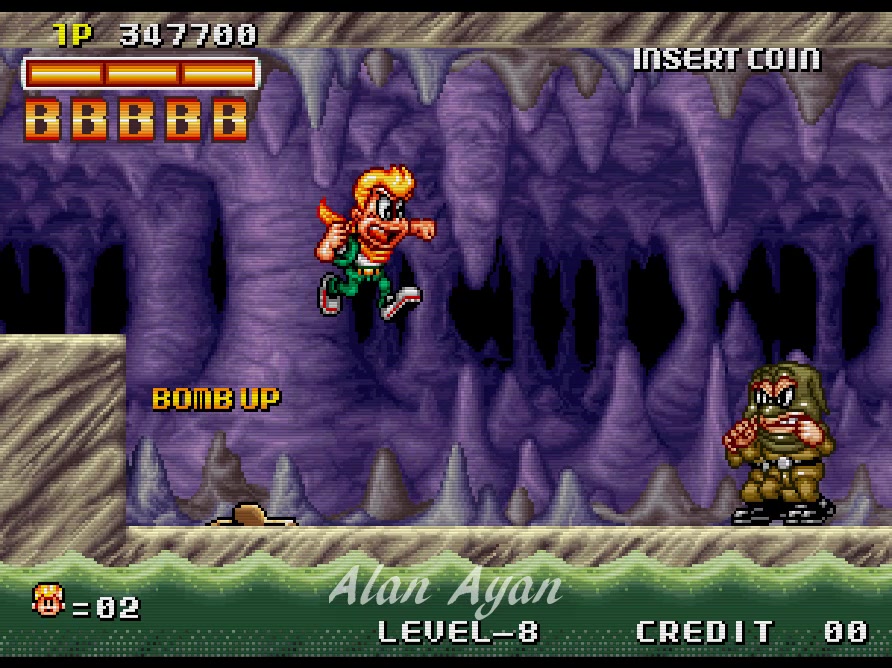 Spinmaster / Miracle Adventure · Neo Geo · Data East, 1993