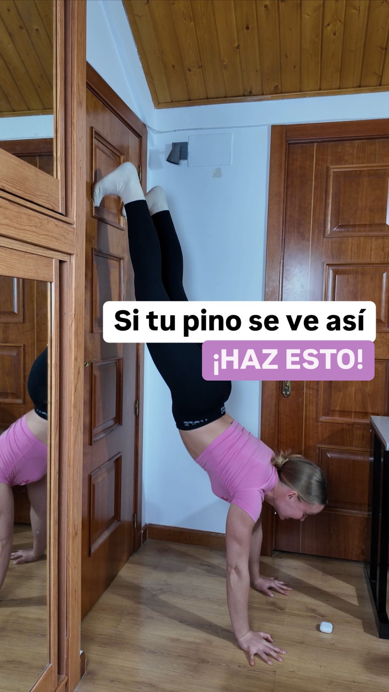 Corrección para mi Handstander Nerea @qtd_enhd Acabamos de empezar a ...