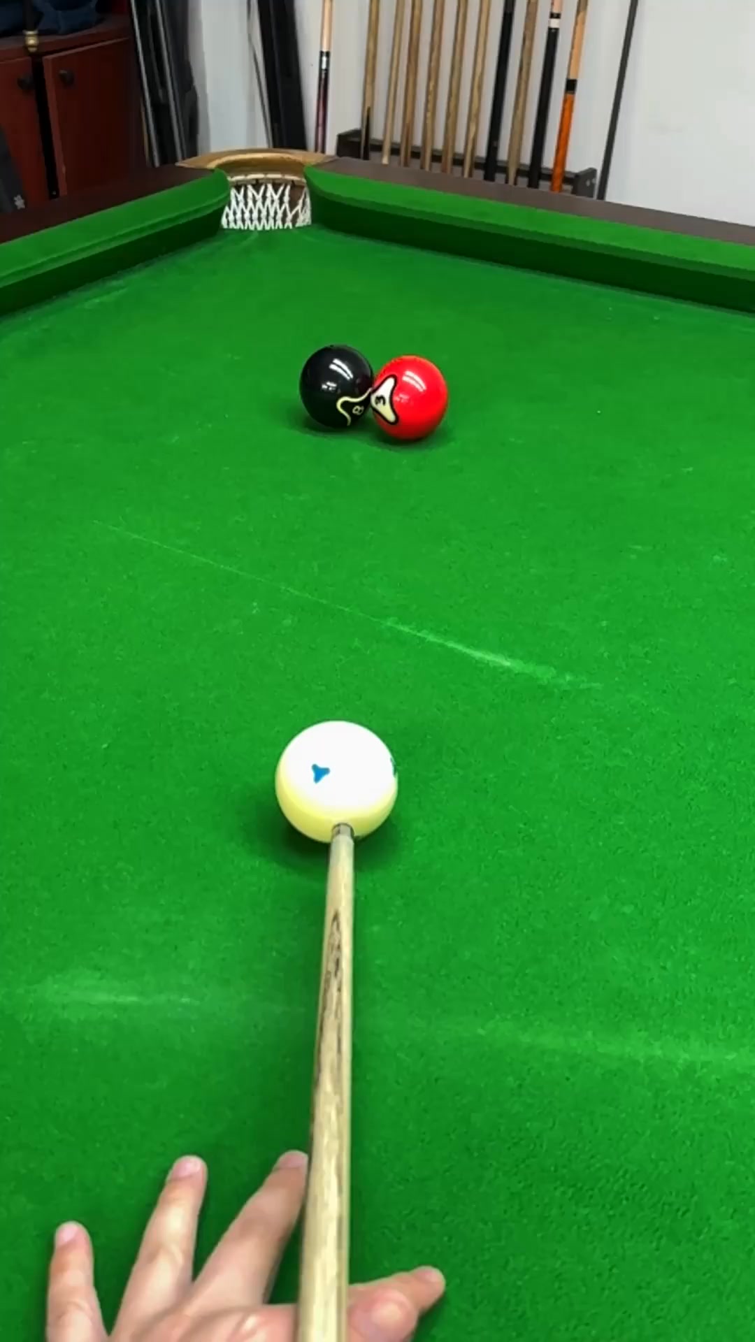 Additional match ball type: Apply a right-side spin to the cue ball to ...