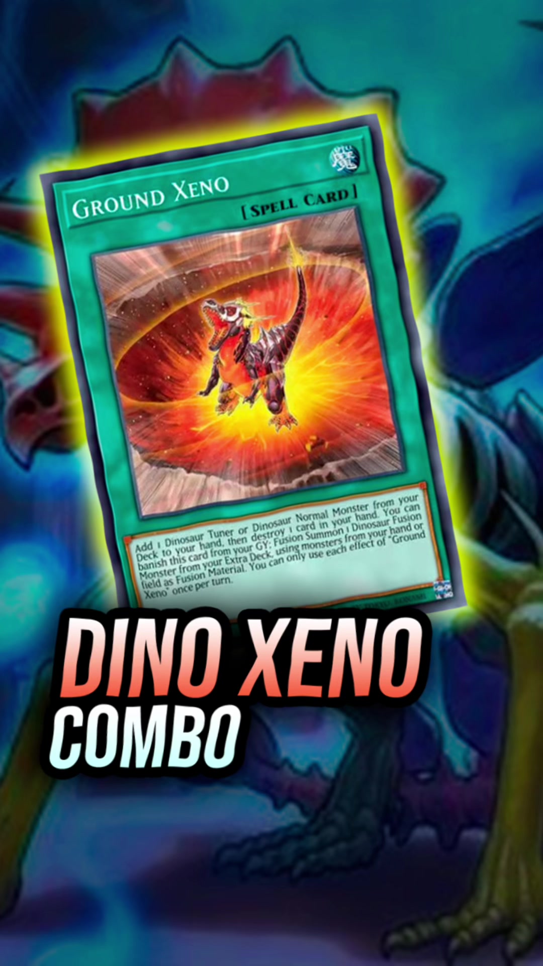 yugioh xeno dino deck Ground [WISU-EN006] Ultra Rare  Media Reload Xeno Dino (Secret Villlage Lock)