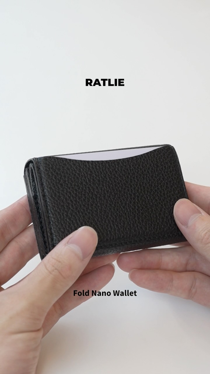 RATLIE Fold Nano Wallet #コンパクト財布 #三つ折り財布 #wallet
