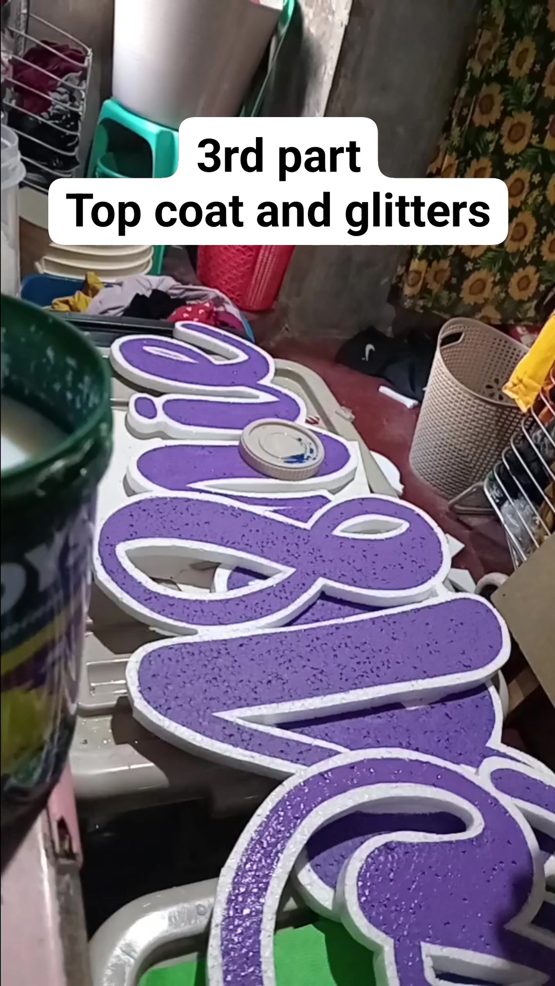 How to make DIY styro name #styronamebackdrop #styrocutouts #styroname ...