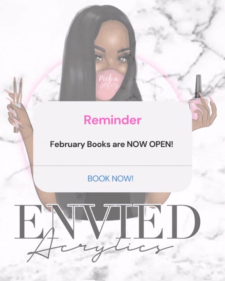 February Books Now Open!!💅🏽 BOOK NOW & GET ENVIED‼️ VIP Appointments ...