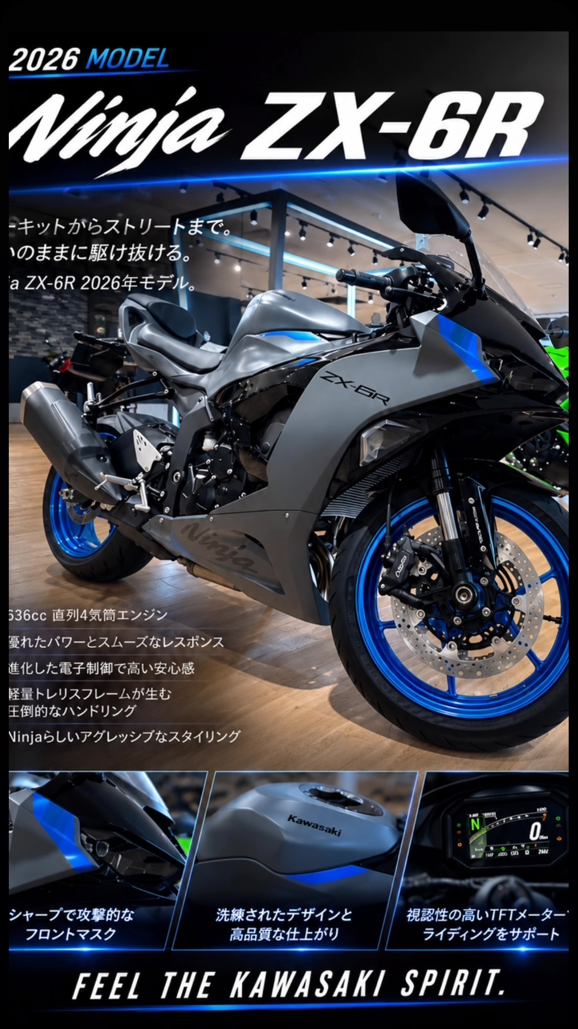 Ninja ZX-25R SE KRT EDITION】 カワサキレーシングチームのライダー