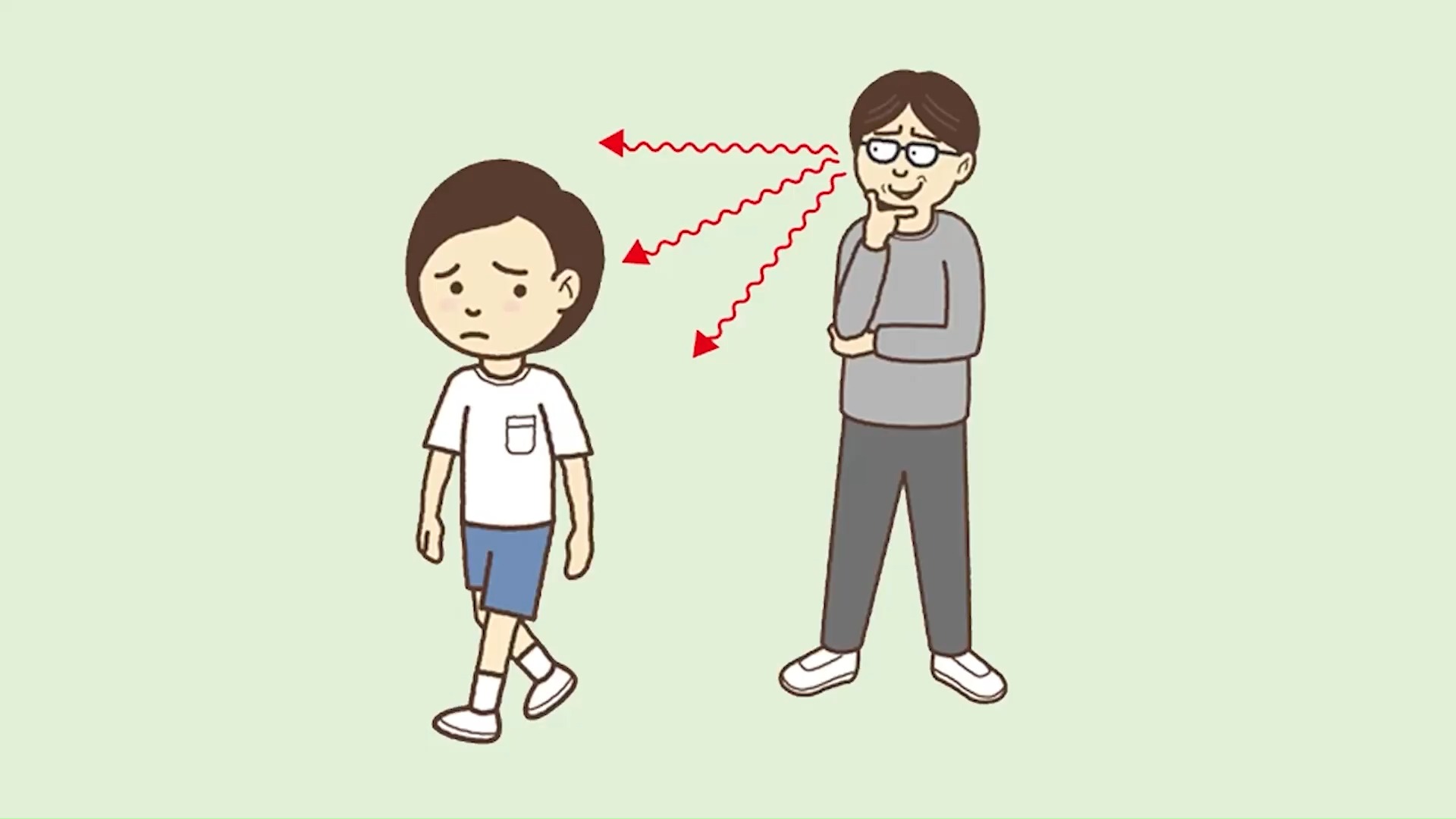 じろじろ 見 られる