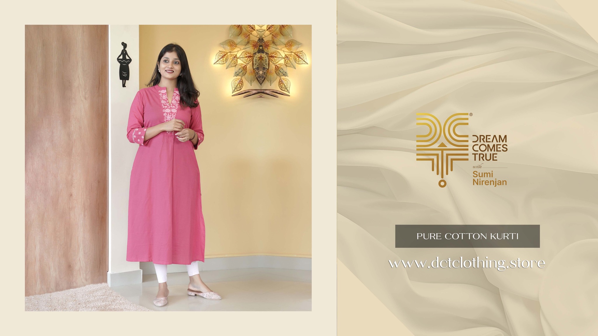 Pure Cotton Designer Kurti (Pre-Order)   www