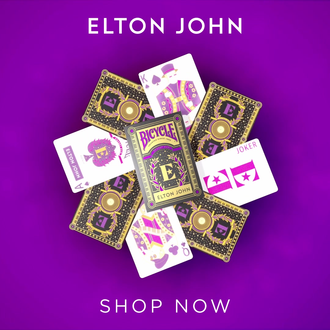 ♠️🃏 Introducing the Elton John playing cards by Bicycle Cards 🃏♠️ Take ...