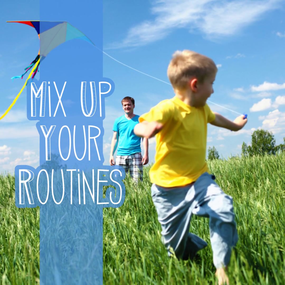 #SlowdownSunday Mix up your routine: I’m all for schedules and planning ...