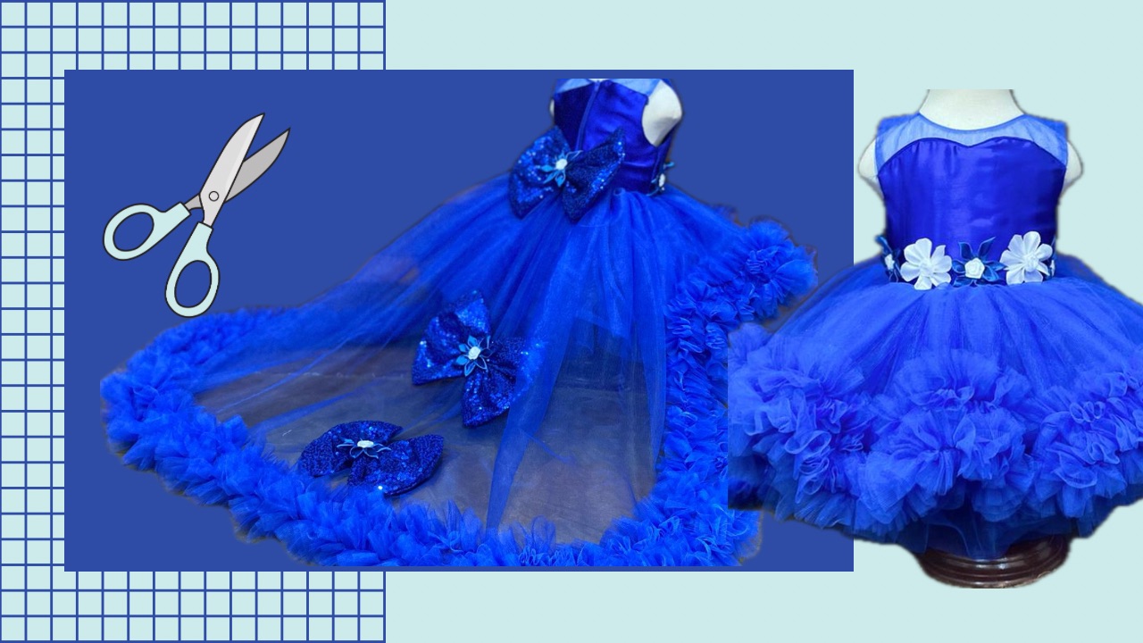 Say Yes to the Dress: DIY Tail Dress Cutting and Stitching Tutorial #babyfrockcuttingandstitching, Do you love the idea of a DIY Tail Dress but don’t know where to start? Well, in this tutorial, we’re 