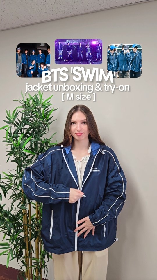 I'm finally opening my SWIM wind jacket and I LOVE it so much