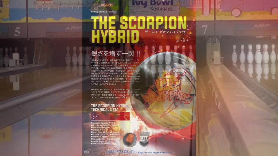ハンマー社 ザ・スコーピオン ハイブリッド】 パールカバーだった前作