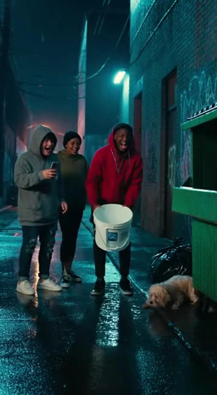 THEY WERE FILMING THEMSELVES LAUGHING AS THEY POURED FREEZING WATER ...