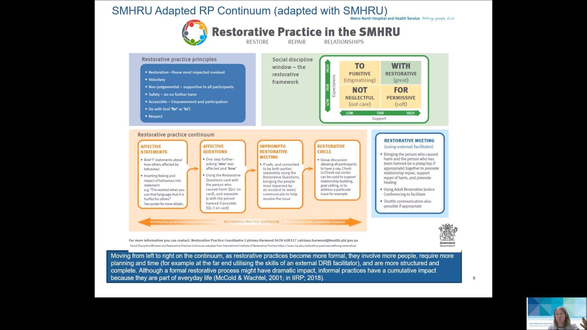 Restorative Practice (RP) refers to a range of interventions providing ...