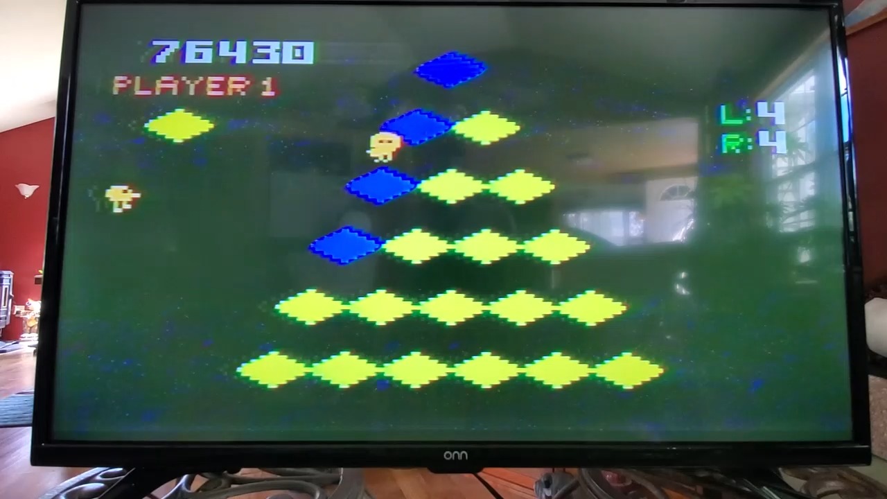 げーむ Northcoastgamer pushed our little friend Q*bert into new record