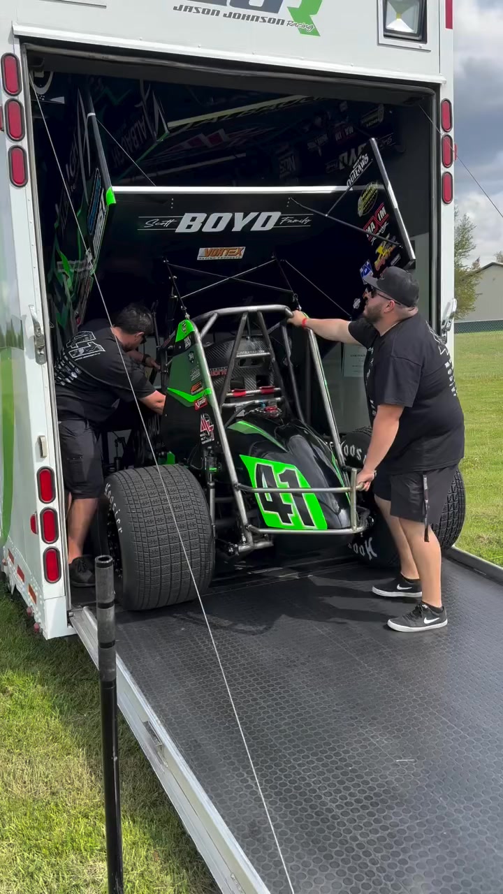 Carson Macedo Racing is rolling off the trailer with his BR Motorsports ...