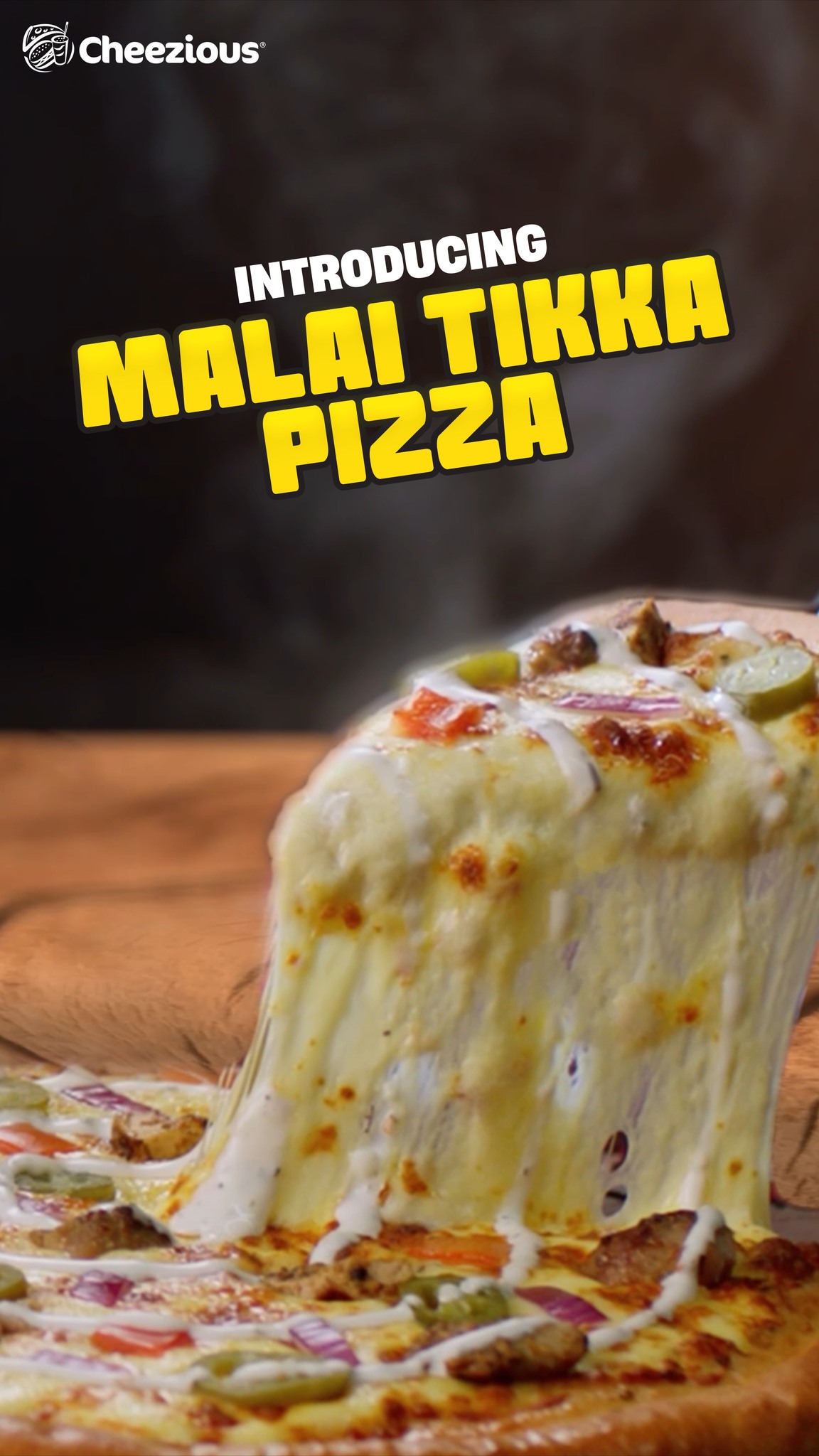 Finally, the secret is out! Cheezious’s Malai Tikka Pizza is here ...