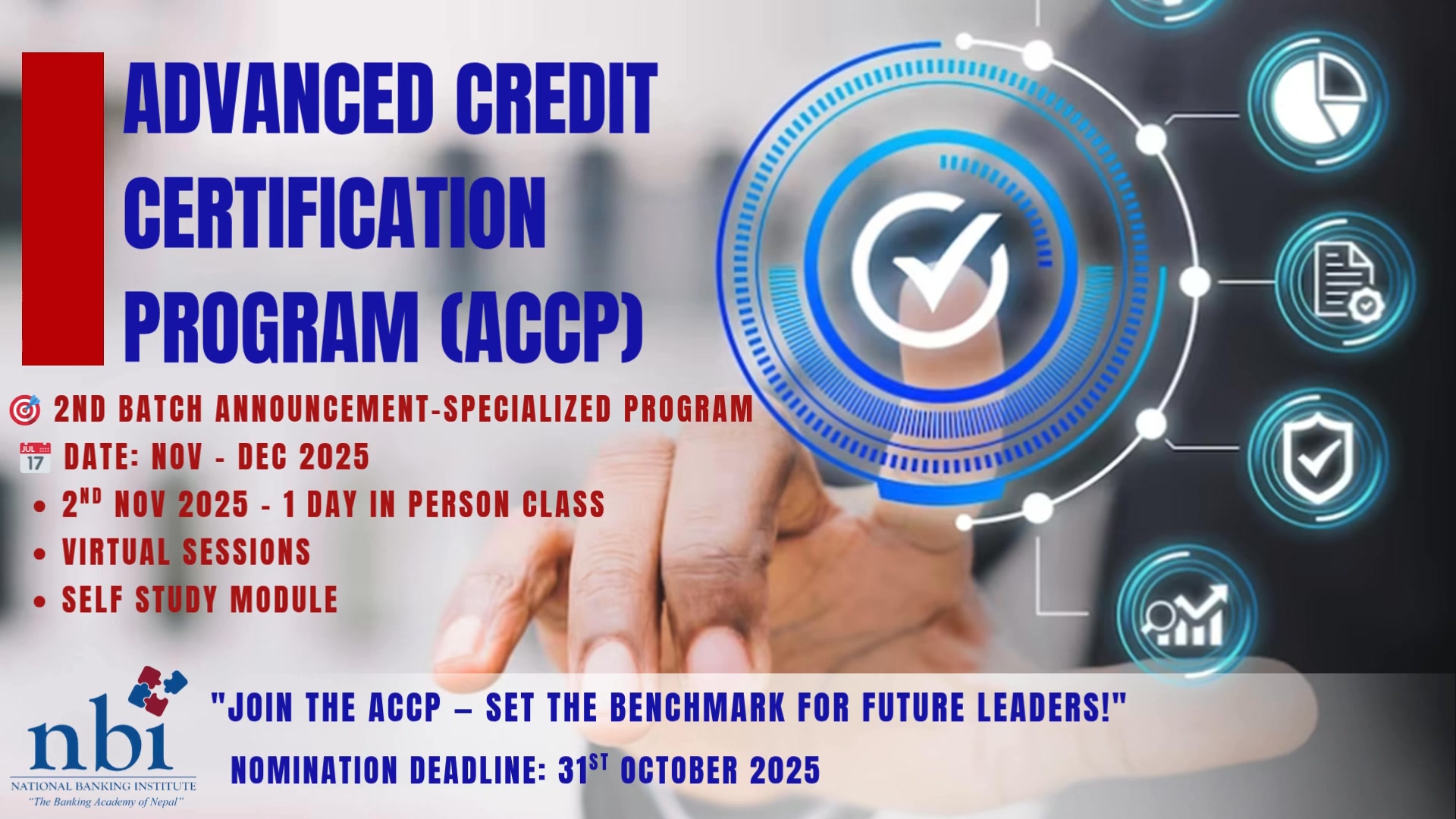 ACCP: 2nd Batch Announced! We’re thrilled to launch the Advanced Credit ...
