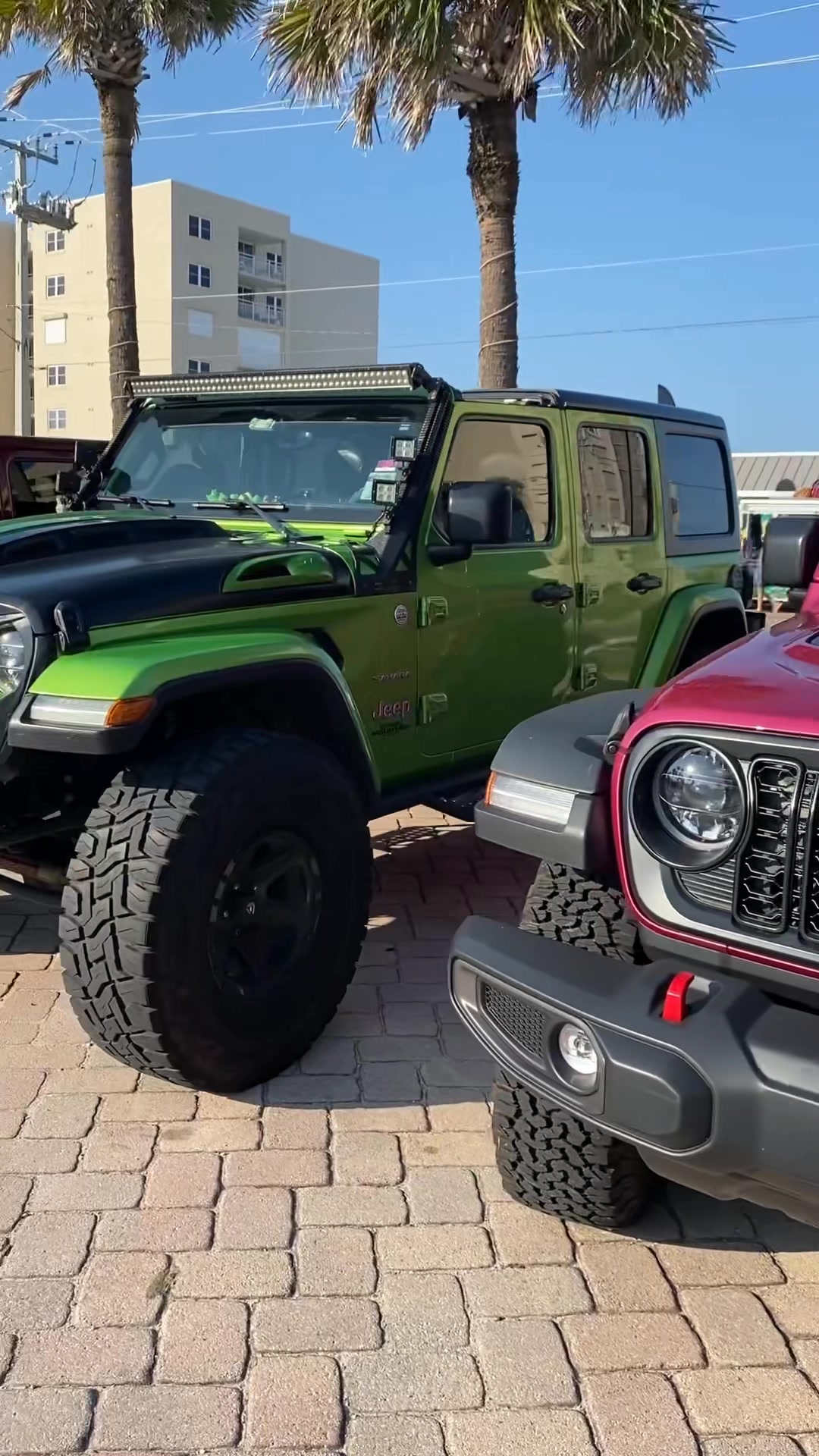 ☀️They're here!!! 🎉 Racing’s North Turn is Jeep Beach ready! 🏖️ Cruise ...