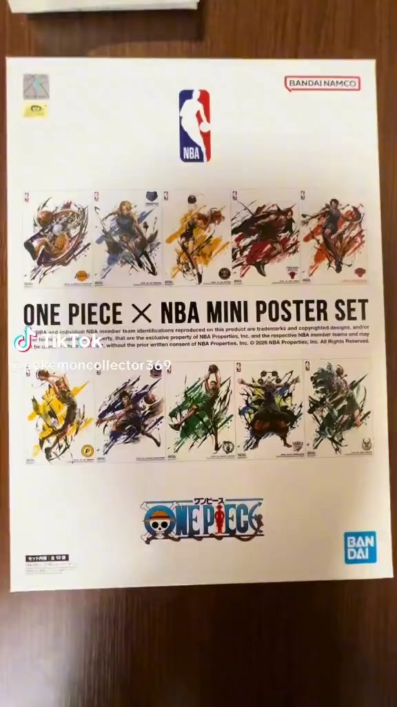 One piece X Nba mini poster set #onepiece #bucks #lakers