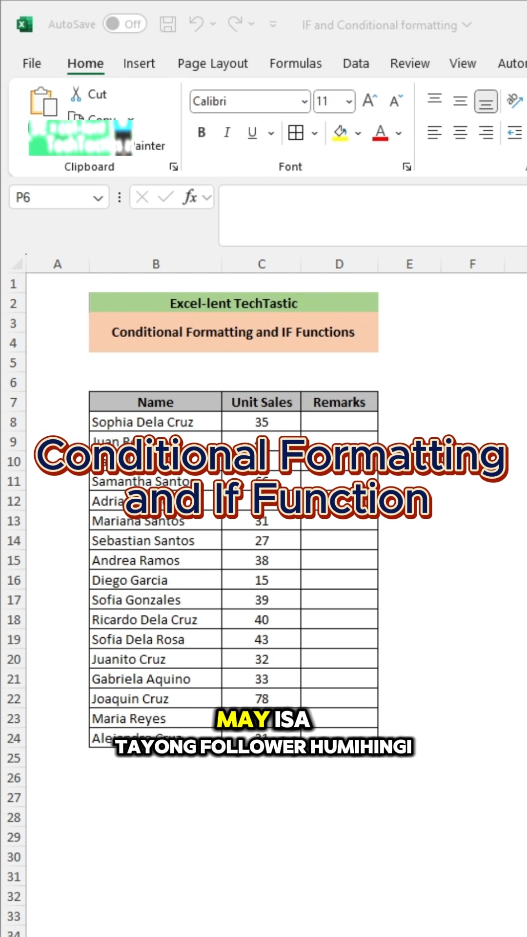 Ilang ways kung pano gamitin ang Conditional Formatting at IF function ...