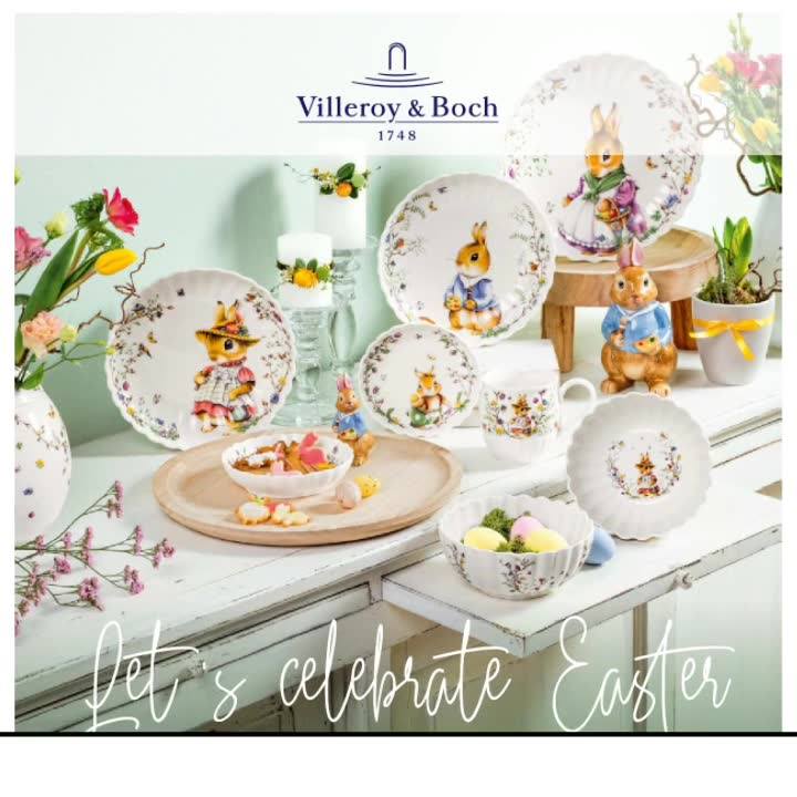 The Villeroy & Boch Easter collection provides the perfect stage for celebrating…, https://villeroyandboch.co.za/pattern/easter-collection/, #easter #villeroyandboch #eastercollection #plates #bunnies