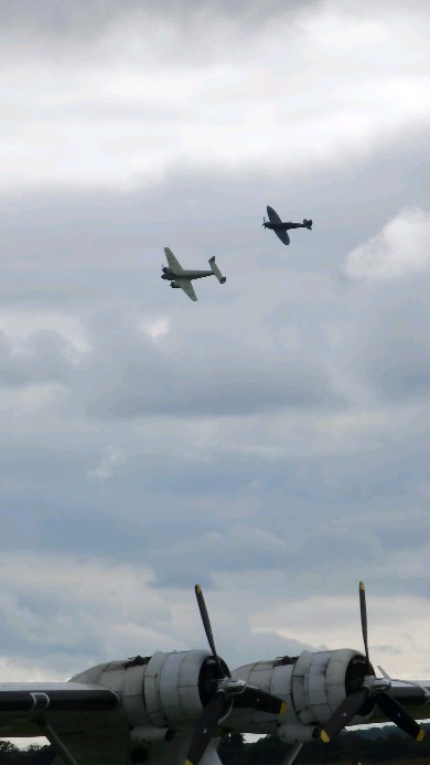 A Reconnaissance Duet, the Lockheed Electra and Mk XI PR Spitfire. The ...