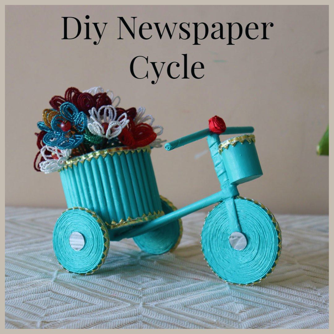 #NewspaperCraft #diypenstand #Newspapercycle How To Make Newspaper ...