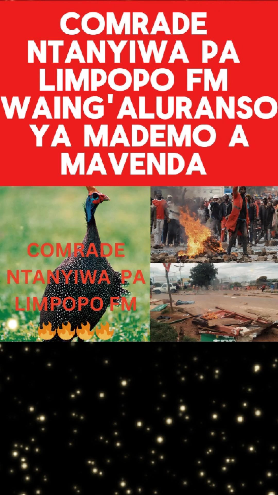 Comrade Ntanyiwa pa Limpopo FM waing'aluranso | Malawi Live Today