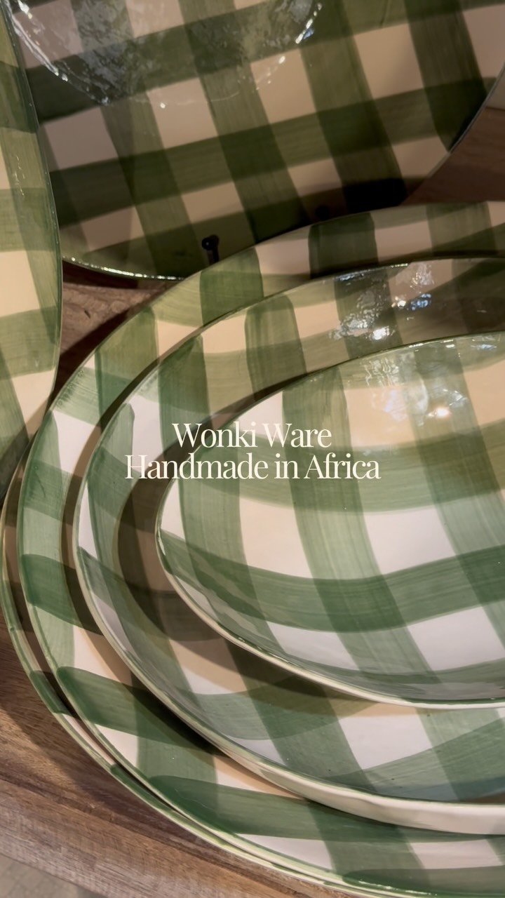 WONKI WARE x CONRAN SHOP 特大鉢 南アフリカ 手作り Our largest Wonki Ware collection is here for a limited time only